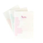 Set of 3: Watercolour Notes with PVC cover (Inspirational Quotes)