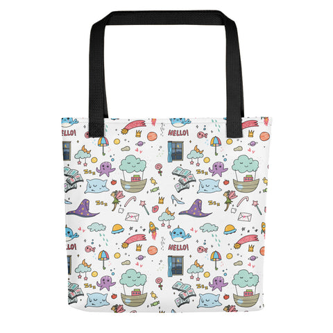 Fairy Tale Doodles (For School) Tote Bag
