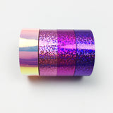 Pack of 4 Holographic Iridescent Tapes - Elegance