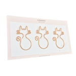 Paper Clips Kitty - Set of 3 (Rose Gold)
