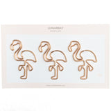 Paper Clips Flamingo - Set of 3 (Rose Gold)