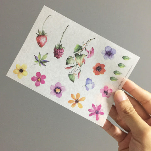Washi Sticker - Floral Pack