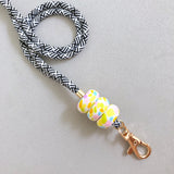 Candy Terrazzo Lanyard Key Chain / Wristlet Strap