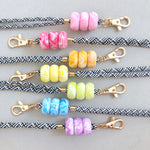 Rainbow Marble Lanyard Lanyard Key Chain / Wristlet Strap
