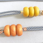 Gold and Rose Gold Lanyard Key Chain / Wristlet Strap
