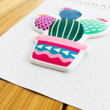 Puffy Sticker - Glam Cactus