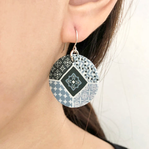 Oriental Tiles (Dangle) Earrings