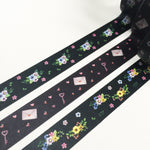 Pack of 3 - 'X' series Floral Hearts Washi Tape Bundle
