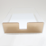 Acrylic Paper Tray (Gold)
