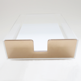 Acrylic Paper Tray (Gold)