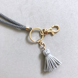 Basic Lanyard Key Chain With Tassel (Gold) / Wristlet Strap